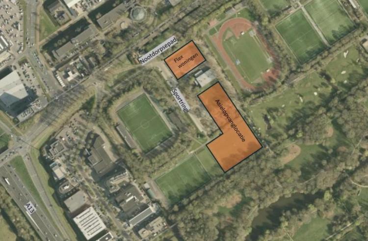 Nootdorpsepad/Sportring definitief locatie voor asielopvang