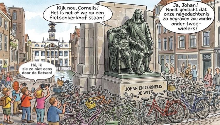 Praatjesmaker in gesprek met Johan en Cornelis de Witt